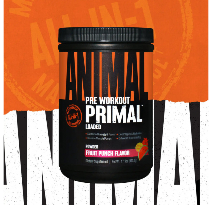 Animal Primal Pre-Workout 507.5 Gr - Karışık Meyve  507.5 Gr