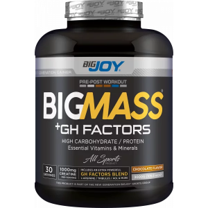 BigJoy Sports Big Mass +GH Factors 3000 Gr - Çikolata Çikolata 3000 Gr