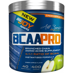 Bigjoy Sports BCAAPro 4:1:1 400 Gr - Yeşil Elma Yeşil Elma 400 Gr