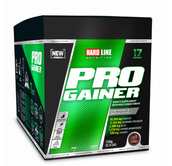 Hardline Progainer 100 Gr 17 Adet - Çilek Çilek 1700 Gr