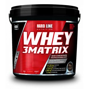 Hardline Whey 3Matrix  Çikolata 4000 Gr