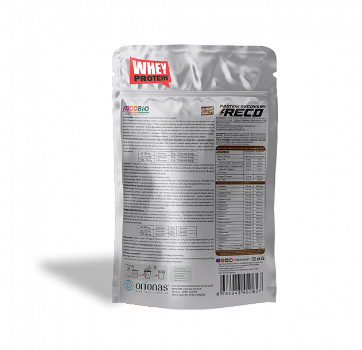 Ingobio RECO Whey Protein Recovery 510 Gr  510 Gr