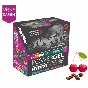 Ingobio PowerGEL Vişne +Kafein 12 Adet  510 Gr