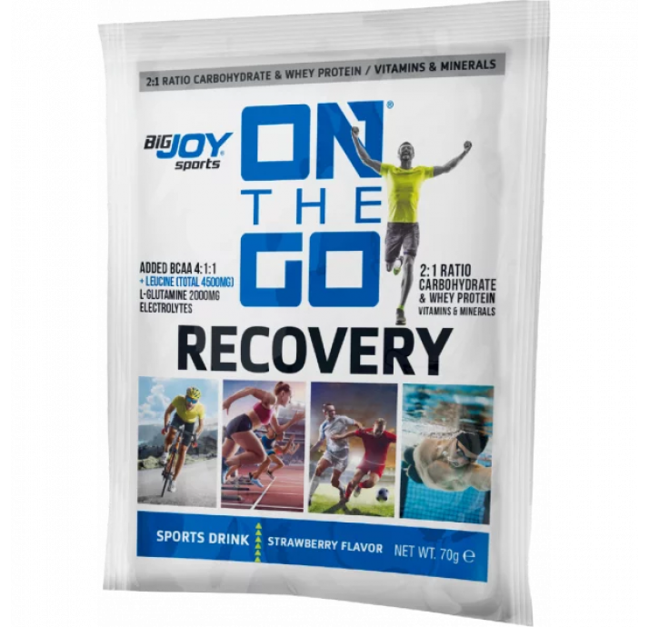 On The Go Recovery Sports Drink 70x20 Saşe Çilek 1400 Gr