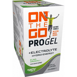 On The Go Progel + Electrolyte 24 x 60 ml Yeşil Elma 24 servis