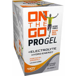 On The Go Progel + Electrolyte 24 x 60 ml- Portakal Portakal 24 servis