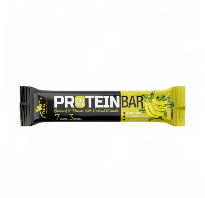 Torq Nutrition Protein Bar 50 Gr 12 Adet - Muz Muz 12 Adet