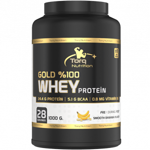  Torq Nutrition Gold %100 Whey Protein 1000 Gr - Muz Muz 1000gr - 28 Servis