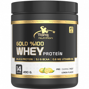 Torq Nutrition Gold %100 Whey Protein 490 Gr - Limon Limon 490 Gr