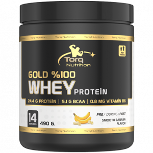 Torq Nutrition Gold %100 Whey Protein 490 Gr - Muz Muz 490 Gr