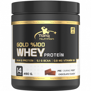 Torq Nutrition Gold %100 Whey Protein 490 Gr - Çikolata  490 Gr