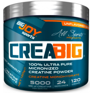 BigJoy Sports CreaBig Micronized Kreatin Powder 120 Gr Aromasız 120 Gr