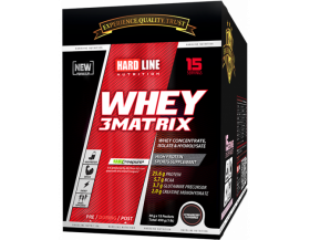 Hardline Whey 3Matrix 450 Gr (30Gr*15Adet) - Çilek