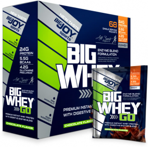 BigJoy Sports BigWhey Go Whey Protein 68 Şase - Çikolata  2244 Gr