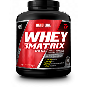 Hardline Whey 3 Matrix Base 2300 Gr - Sütlü Çikolata Çikolata 2300 Gr