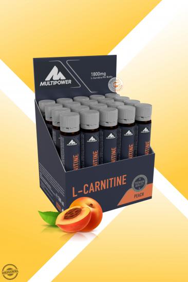 Multipower L-Cartinie Liquid Forte Şeftali Aromalı 20 Ampul